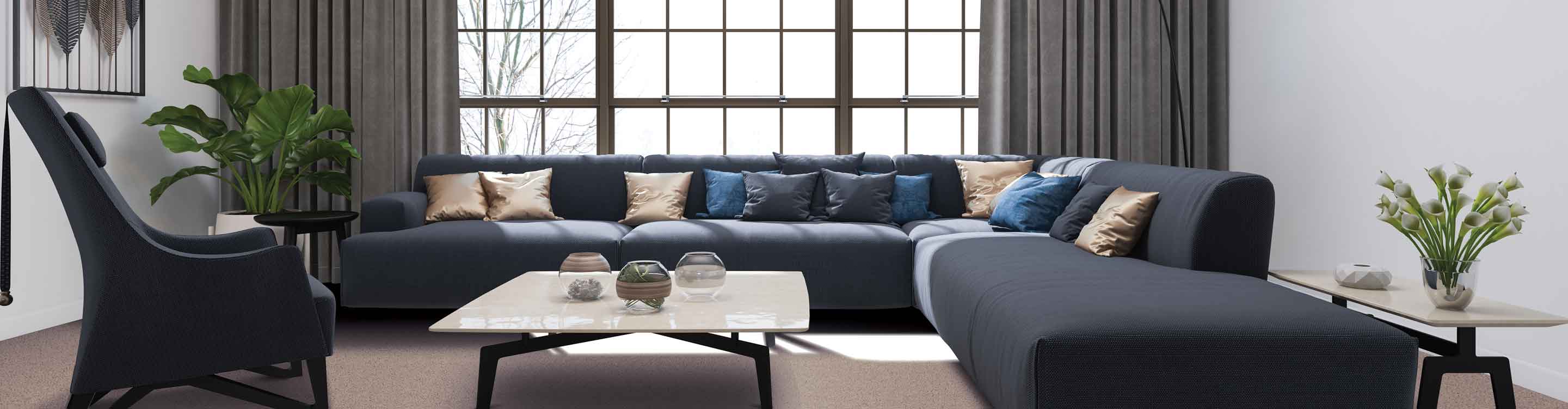 grey curtains in Nevada